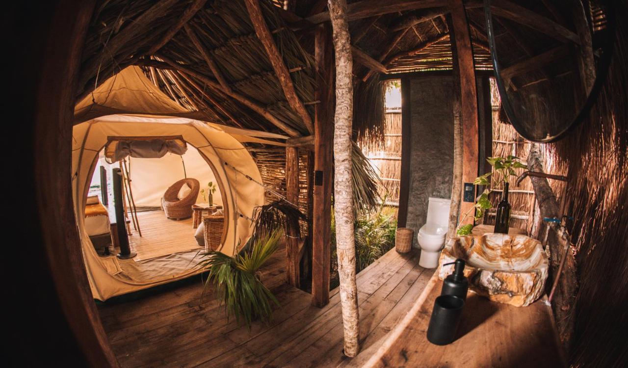 Готель Uman Glamping & Cenote Тулум Екстер'єр фото