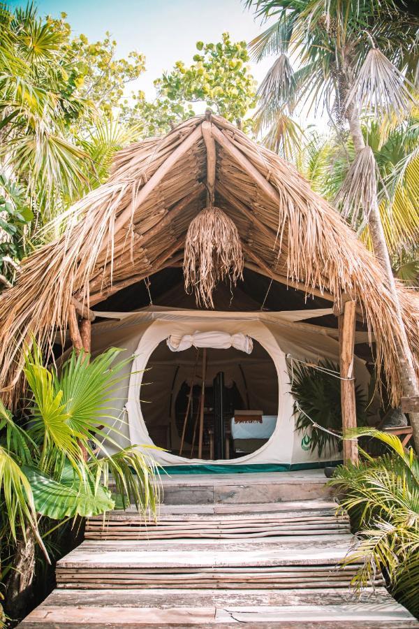 Готель Uman Glamping & Cenote Тулум Екстер'єр фото
