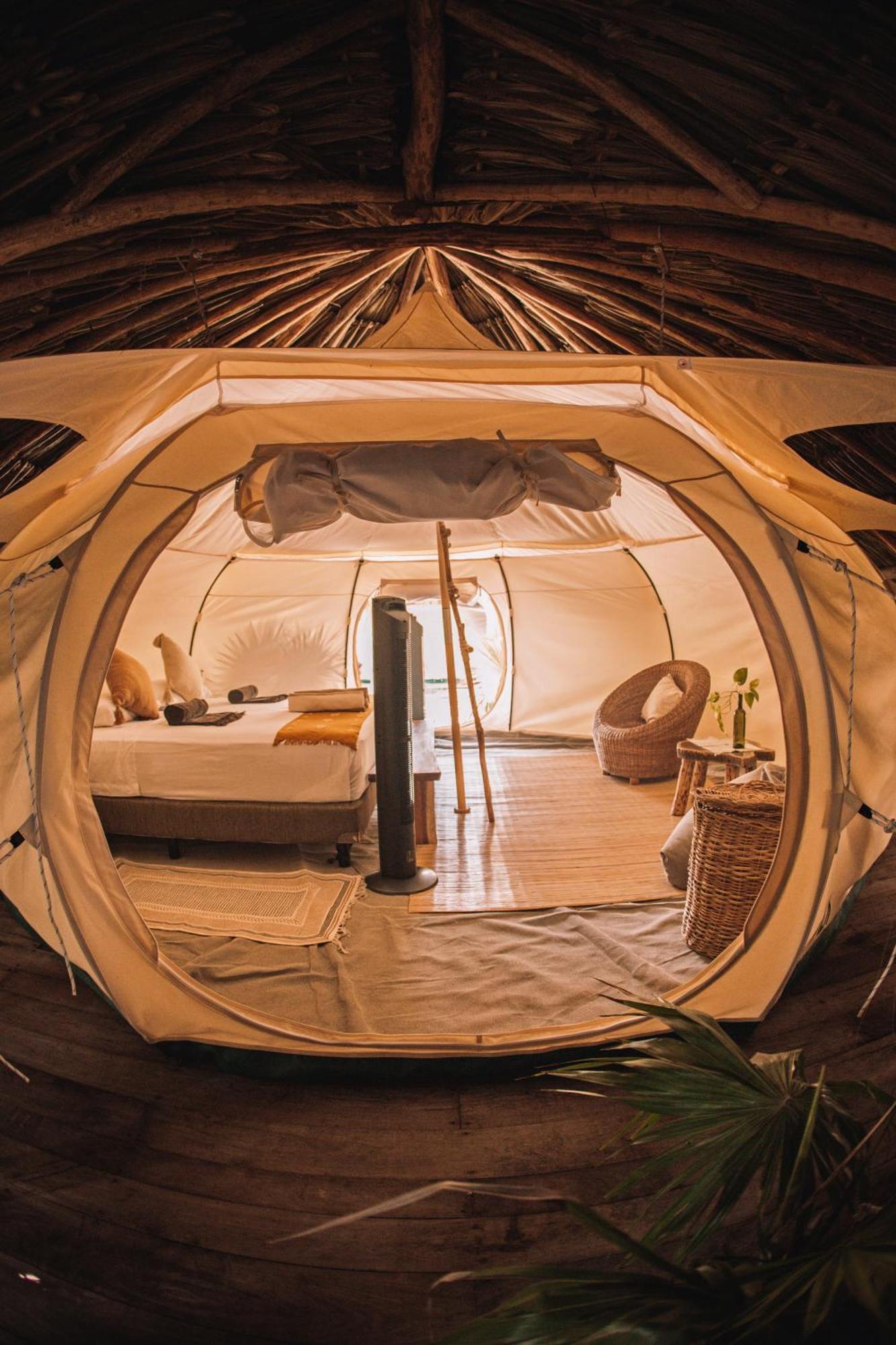 Готель Uman Glamping & Cenote Тулум Екстер'єр фото