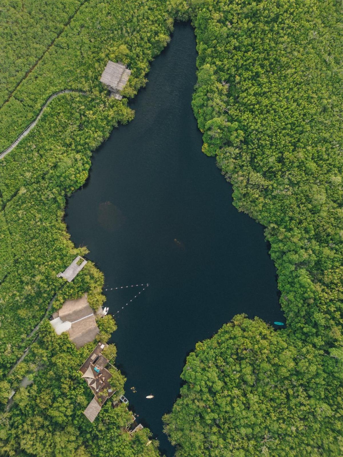 Готель Uman Glamping & Cenote Тулум Екстер'єр фото